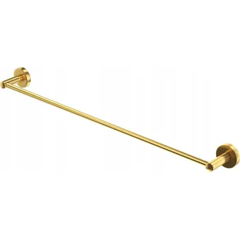 Věšák Zlatý reling, koupelnový věšák na ručník, dlouhý 62 cm