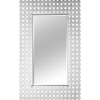 Zrcadlo Zrcadlo s rámem, kulaté zrcadlo 80x120 cm 12TM105