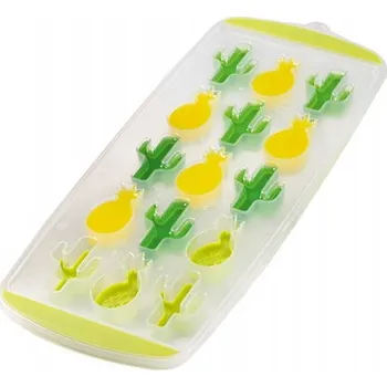 Tvořítko na led Forma na led Kaktusy a Ananasy – silikonová, 15 kostek
