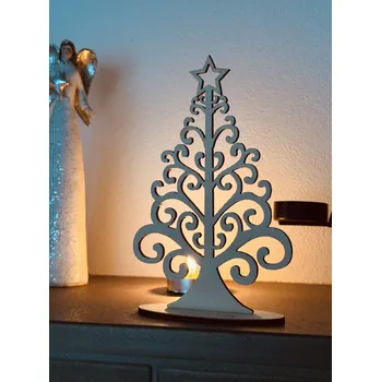 Vánoční dekorace N-Laser | Skládací vánoční stromeček TYP9