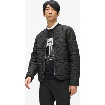 Pánská casual bunda BUNDA KARL LAGERFELD LIGHTWEIGHT PACKABLE JACKET BLACK