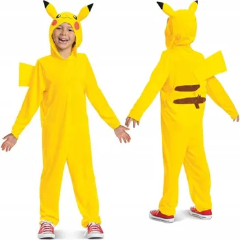 KOSTÝM PIKACHU POKÉMON LICENCE PŘEVLEK ZÁBAVA PARTY 128