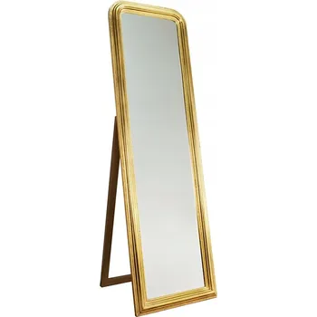 Zrcadlo Stojací zrcadlo zlatý rám vintage 50x164 201-7-2