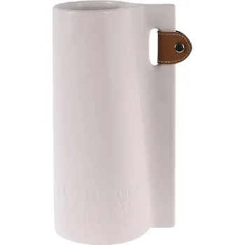 Váza Dekorativní váza na květiny 24x13x10 cm z dolomitu