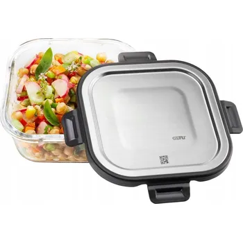 Dóza na potraviny Čtvercová Nádoba na potraviny GEFU MILO, 300 ml