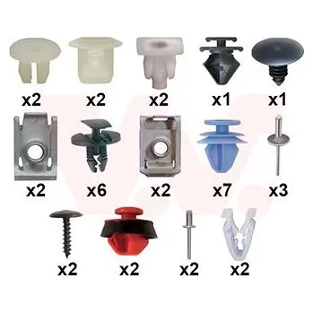 Montážní sada, blatník VAN WEZEL 0984796