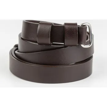 Opasek Kožedělník Browny Emily opasek - tmavě hnědý Dámský kožený opasek k šatům