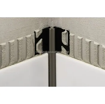 Stavební profil DILEX-EF Dilatace kout PVC, H=12,5mm, 2,5m - Bílá