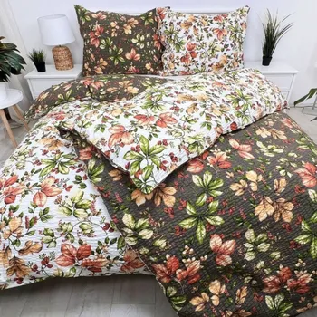 Povlečení Bavlněné povlečení Podzim oboustranný Zapínání: knoflík, Velikost polštáře: 50x70, Velikost přikrývky: 140x200