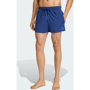 Dámské plavky ADIDAS 7,5cm plavecké šortky se 3 proužky 3XL MODRÁ