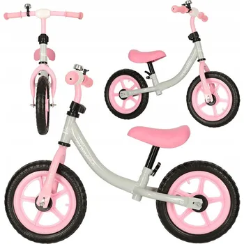 Dětské vozidlo Odrážedlo Trike Fix Balance šedo-růžové