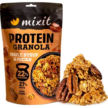 Potravina Mixit Proteinová granola z pece - Javorový sirup a pekany 350g