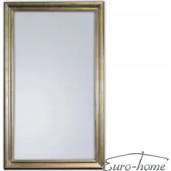 Zrcadlo Zrcadlo ve stříbrném dřevěném rámu 90x150 2852