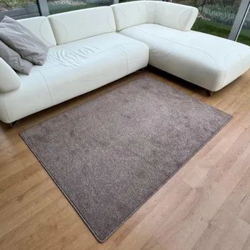 Koberec Kusový koberec APOLLO SOFT Hnědý Rozměr: 50x80 cm