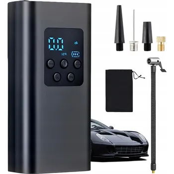 Kompresor 2v1 elektrická pumpa na kola kompresor do auta bezdrátový powerbank