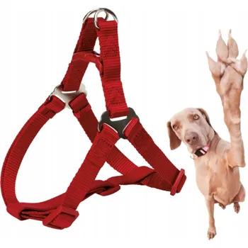 Postroj pro psa Trixie Postroj PREMIUM One Touch pro psa M Červený