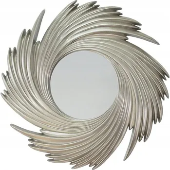 Zrcadlo Stříbrné zrcadlo sluneční paprsky sunburst PU168