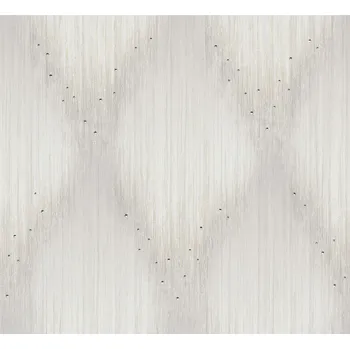 Marburg Vliesová tapeta na zeď, šedo-krémová, grafický vzor s krystaly, 35887, Papis Loveday Fashion Icon, Marburg, velikost 10 x 0,7 m