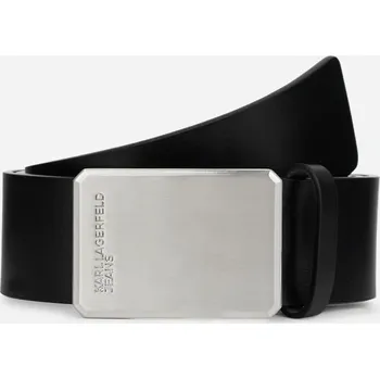 Módní doplněk OPASEK KARL LAGERFELD JEANS KLJ LOGO LTHR BELT BLACK