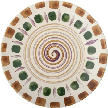 Bloomingville, Jídelní talíř Shama 27 cm zelený - Formadore