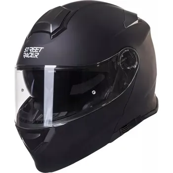 Helma na motorku Street Racer SR V1 černá matná S
