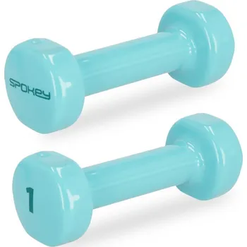 Spokey SHAPE Sada vinylových činek, 1 kg, modré