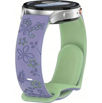 Řemínek na hodinky SILIKONOVÝ ŘEMÍNEK PRO CHYTRÉ HODINKY REALME BAND 2, TELESKOPICKÉ UCHYCENÍ ŘEMÍNEK DÁMSKÝ 18MM