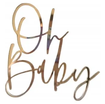 Obraz Zápich do dortu – Oh Baby – 5 ks