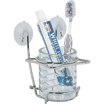 Držák na kartáček Artex Držák zubních kartáčků přísavný chrom