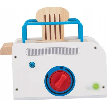 Dřevěná hračka Playtive Dřevěná sada kuchyňských doplňků Toustovač Topinky Snídaně