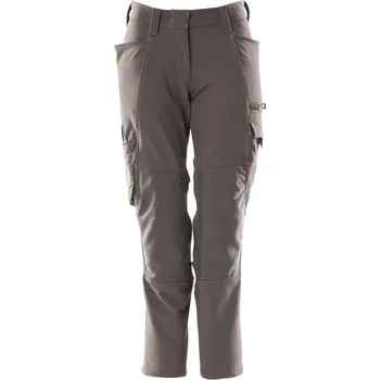 Dámské kalhoty MASCOT® Kalhoty s kapsami na kolenou Tmavě antracitová Velikost: 34