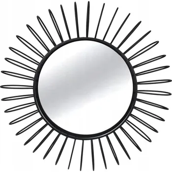 Zrcadlo Kulaté černé zrcadlo slunce Ø101x11 TOYJ19-342B