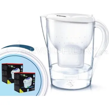 Filtrační konvice Brita Marella XL memo bílá 3,5l + 12 ks filtrů Logic