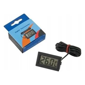 Domácí teploměr TEPLOMĚR VLHKOMĚR LCD AA4-000 černý