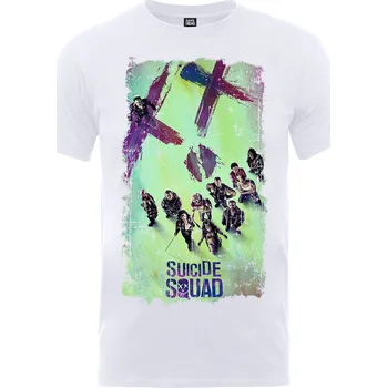 DC COMICS - SUICIDE SQUAD MOVIE POSTER / TRIČKO PÁNSKÉ / M