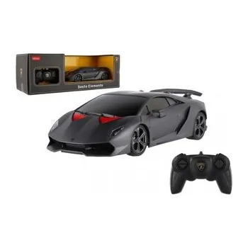 auto na autodráhu Auto RC Lamborghini Sesto Elemento RASTAR plast 23cm 2,4GHz na dálk. ovládání na bat. v krab.43x15cm