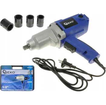Geko Elektrický rázový utahovák 1/2" + sada nástrčných klíčů G81051