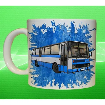 hrnek s autobusem KAROSA C 734 modrý 450 ml