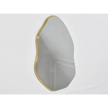 Zrcadlo Zrcadlo zlatý rám nepravidelný 160x110 23F-1200