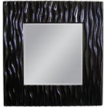 Zrcadlo Zrcadlo v černém rámu 100x100 cm PU121K