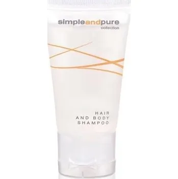 Mýdlo Rystol Simple and Pure hotelový vlasový a tělový šampon v tubě 30ml 50 ks L-SPHBS30
