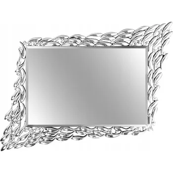 Zrcadlo Asymetrické Zrcadlo s kapkovitým rámem 102x130x3 cm JSM455