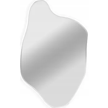 Zrcadlo Bílé zrcadlo organického tvaru 76x117 23F-1194