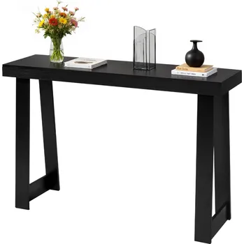 Konferenční stolek VEVOR Konzolový stolek 118x30,5x81 CM, Pevný a odolný konferenční stolek, Černý