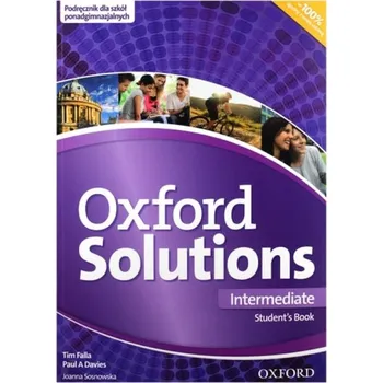Cizí jazyk Oxford Solutions Intermediate Students Book Men Approved (Poland)