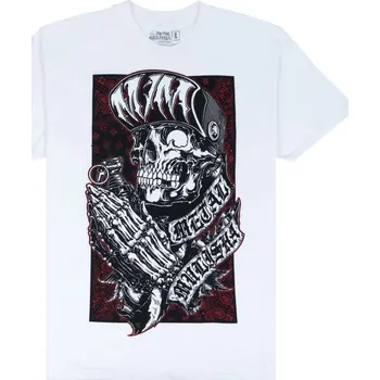 Pánské tričko TRIKO METAL MULISHA CORNER Barva: Bílá, Velikost: L