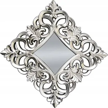 Zrcadlo Zrcadlo ve stříbrném rámu 76x76 cm PU021KM