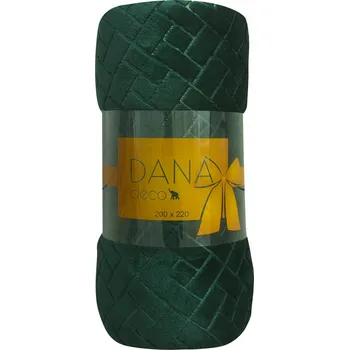 Prostěradlo Deka z mikrovlákna 220 cm x 200 cm, odstíny zelené