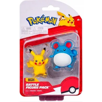 Figurka Pokémon Battle Figure 2-pack Pikachu + Marill
