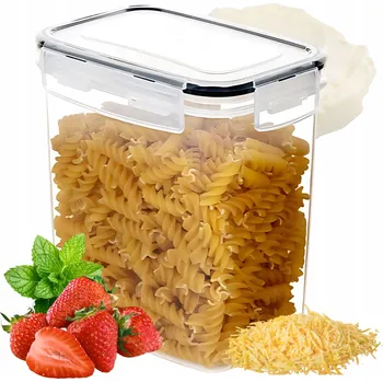 Dóza na potraviny Nádoba na potraviny do kuchyně hermetická 2l, 2000ml na těstoviny, vločky, bez BPA